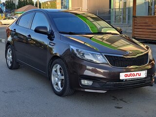 2016 Kia Rio III Рестайлинг, коричневый, 1165000 рублей, вид 2