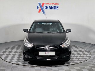 2012 Hyundai Solaris I, чёрный, 599000 рублей, вид 2