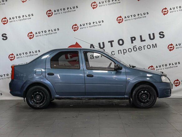 2012 Renault Logan I Рестайлинг, синий, 299000 рублей - вид 4