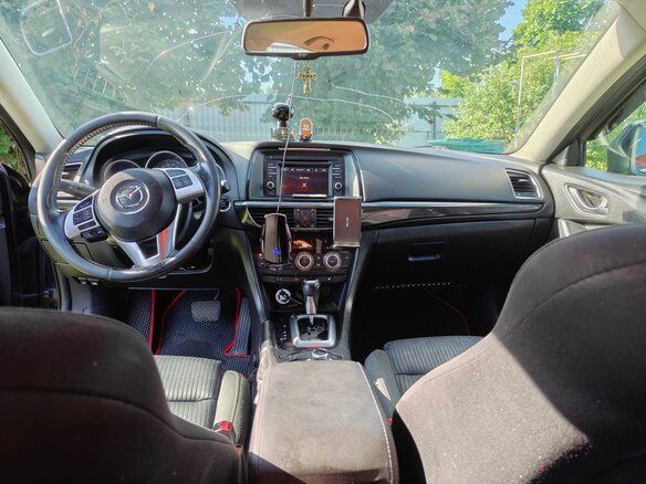 2014 Mazda 6 III (GJ), чёрный, 1510000 рублей - вид 7