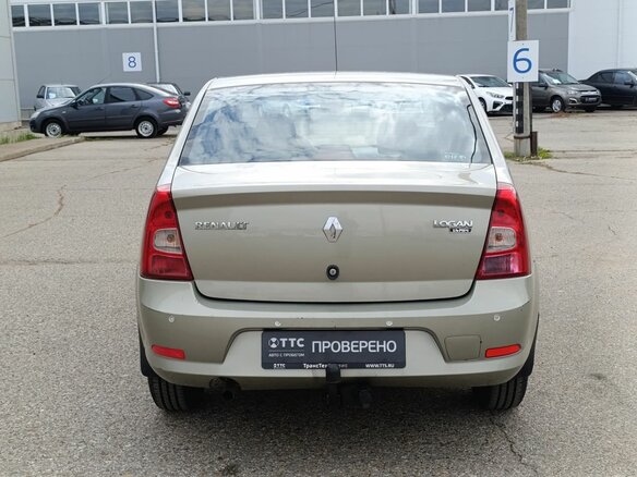 2011 Renault Logan I Рестайлинг, бежевый, 370000 рублей - вид 5