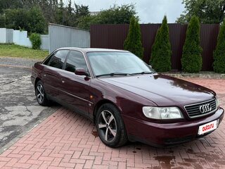 1994 Audi A6 I (C4), пурпурный, 450000 рублей, вид 3