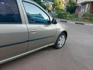 2013 Renault Logan I Рестайлинг, бежевый, 510000 рублей, вид 3