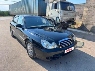 2009 Hyundai Sonata ТагАЗ IV (EF) Рестайлинг, чёрный, 555000 рублей, вид 4