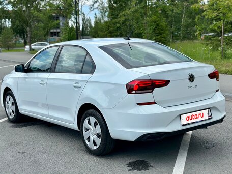 2021 Volkswagen Polo VI, белый, 1590000 рублей, вид 4