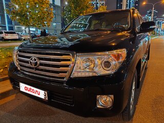 2012 Toyota Land Cruiser 200 Series Рестайлинг 1, чёрный, 5700000 рублей, вид 3