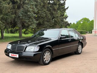 1992 Mercedes-Benz S-Класс 300 5-speed III (W140), чёрный, 450000 рублей, вид 1
