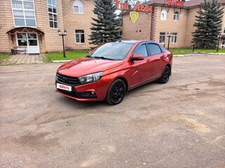 2017 Lada (ВАЗ) Vesta I, красный, 850000 рублей, вид 1