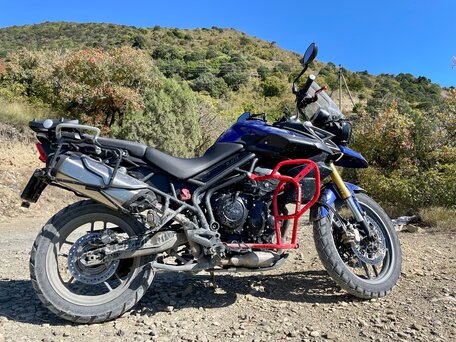 2014 Triumph Tiger 800, синий, 765000 рублей, вид 4