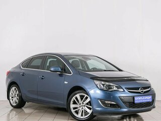 2014 Opel Astra J Рестайлинг, синий, 1049000 рублей, вид 1