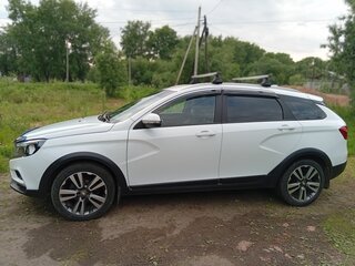 2018 Lada (ВАЗ) Vesta SW Cross I, белый, 1075000 рублей, вид 4