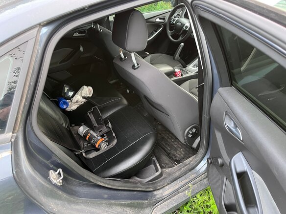 2014 Ford Focus III, синий - вид 1