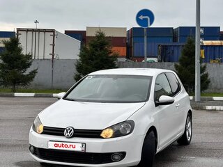 2011 Volkswagen Golf VI, белый, 599000 рублей, вид 2