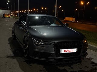 2015 Audi A7 I (4G) Рестайлинг, серый, 2930000 рублей, вид 4