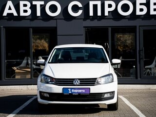 2019 Volkswagen Polo V Рестайлинг, белый, 1166000 рублей, вид 2