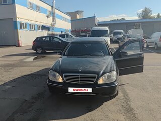 2002 Mercedes-Benz S-Класс 500 Long IV (W220) Рестайлинг, чёрный, 650000 рублей, вид 2