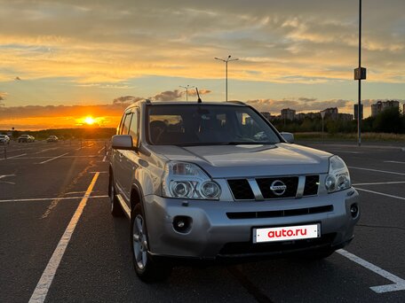 2008 Nissan X-Trail II, серебристый, вид 4