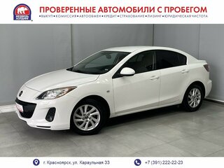 2013 Mazda 3 II (BL) Рестайлинг, белый, 1148000 рублей, вид 1