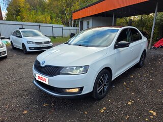 2018 Skoda Rapid I Рестайлинг, белый, 1200000 рублей, вид 2