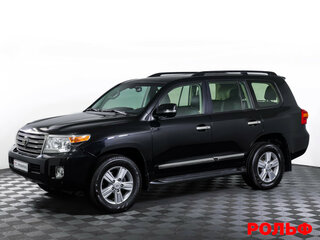 2012 Toyota Land Cruiser 200 Series Рестайлинг 1, чёрный, 3445200 рублей, вид 1
