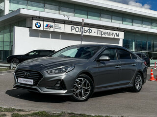 2018 Hyundai Sonata VII (LF) Рестайлинг, серый, 1450000 рублей, вид 1