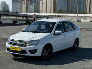 2015 Lada (ВАЗ) Granta I, белый, 445000 рублей, вид 1