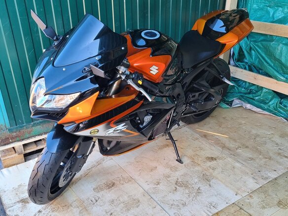2009 Suzuki GSX-R 600, чёрный, 600000 рублей