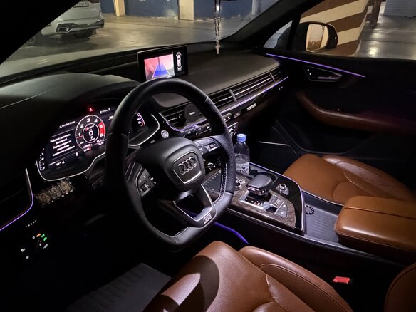 2015 Audi Q7 II (4M), серый - вид 12