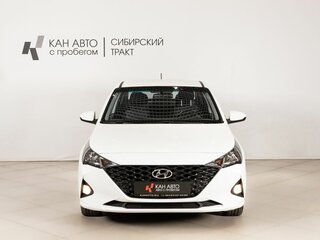 2021 Hyundai Solaris II Рестайлинг, белый, 1612300 рублей, вид 2