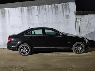 2007 Mercedes-Benz C-Класс 280 III (W204), чёрный, 1400000 рублей, вид 4