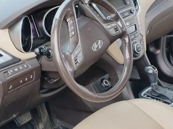 2016 Hyundai Santa Fe III Рестайлинг, синий, 2100000 рублей - вид 11