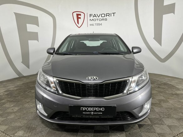 2014 Kia Rio 6-speed III, серый, 844000 рублей - вид 1