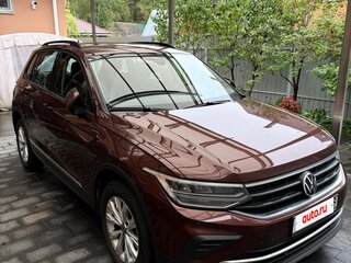 2021 Volkswagen Tiguan Allspace II, коричневый, 2950000 рублей, вид 2