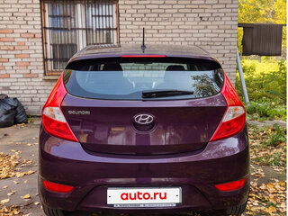 2012 Hyundai Solaris I, фиолетовый, 745000 рублей, вид 2