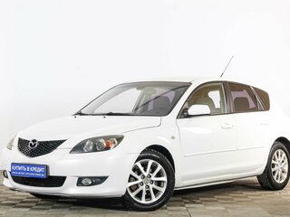 2008 Mazda 3 I (BK) Рестайлинг, белый, 719000 рублей, вид 3