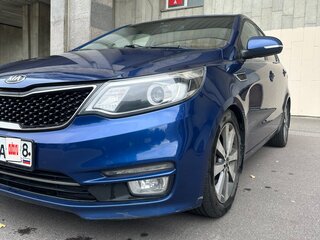 2015 Kia Rio III Рестайлинг, синий, 1170000 рублей, вид 1