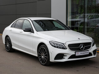 2018 Mercedes-Benz C-Класс 200 IV (W205) Рестайлинг, белый, 2849000 рублей, вид 3