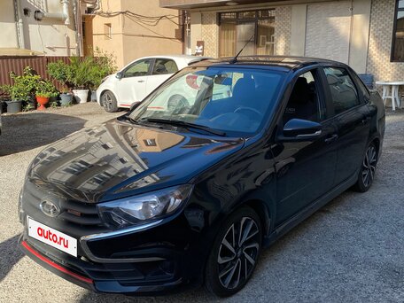 2024 Lada (ВАЗ) Granta Sport I Рестайлинг, чёрный, 950000 рублей, вид 1