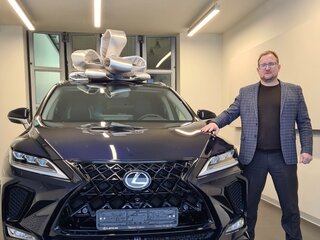 2021 Lexus RX 300 IV Рестайлинг, синий, 6900000 рублей, вид 3