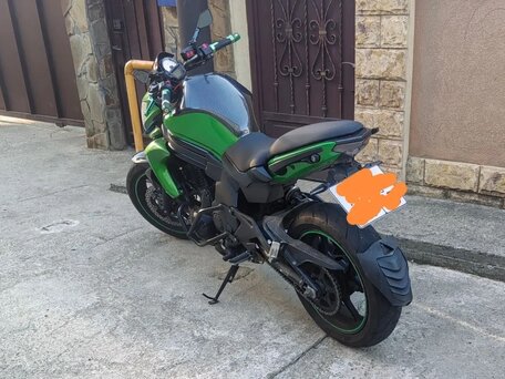 2014 Kawasaki ER-6N, зелёный, 450000 рублей, вид 5