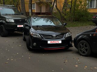 2010 Toyota Corolla X (E140, E150) Рестайлинг, чёрный, 1399999 рублей, вид 3