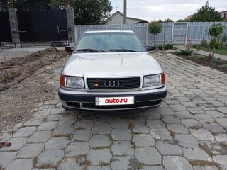 1991 Audi 100 IV (C4), серебристый, 320000 рублей, вид 2