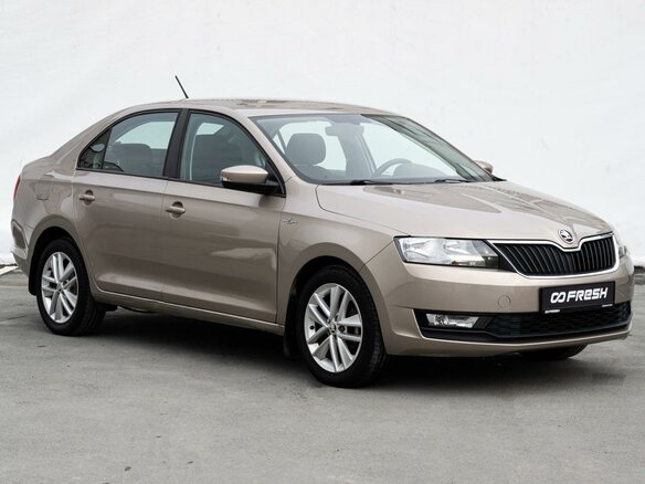 2019 Skoda Rapid I Рестайлинг, бежевый, 1340000 рублей