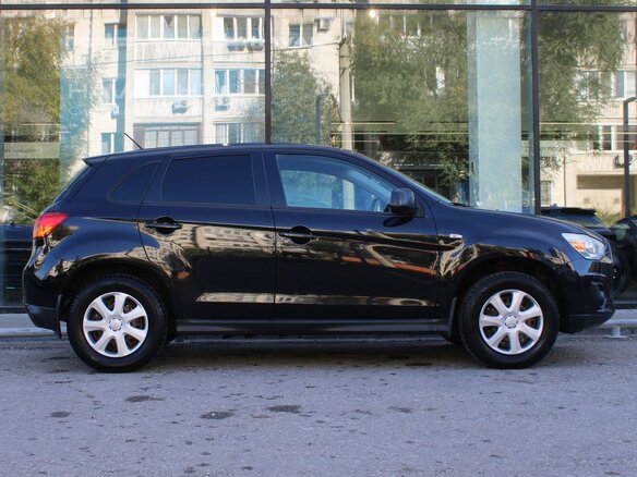 2012 Mitsubishi ASX I Рестайлинг, чёрный, 1090000 рублей - вид 3