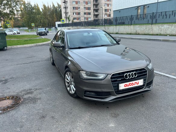 2014 Audi A4 IV (B8) Рестайлинг, серый, 1357500 рублей - вид 1