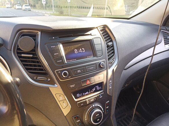 2017 Hyundai Santa Fe III Рестайлинг, серый, 2180000 рублей - вид 13