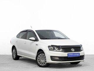 2016 Volkswagen Polo V Рестайлинг, белый, 929000 рублей, вид 1