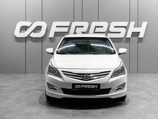 2014 Hyundai Solaris I Рестайлинг, белый, 1050000 рублей, вид 3
