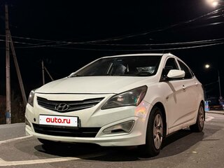 2016 Hyundai Solaris I Рестайлинг, белый, 580000 рублей, вид 1