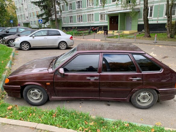 2012 Lada (ВАЗ) 2114, пурпурный - вид 3
